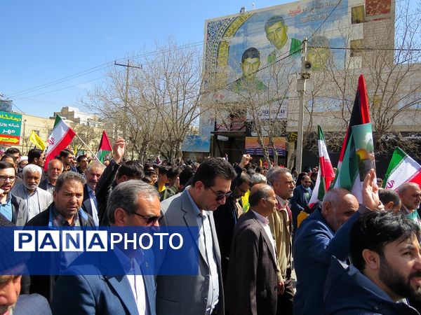 برگزاری راهپیمایی روز قدس در بجنورد 