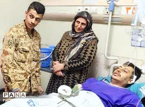 فرماندار همدان از روند درمان مجروحان «جنگ رمضان» بازدید کرد