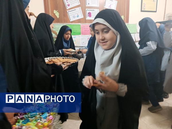 مراسم شهادت حضرت فاطمه (س) در دبستان شاهد کوثر ناحیه ۵ 