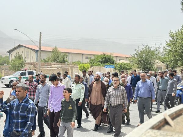 راهپیمایی خشم و نصر در سراسر استان کرمان