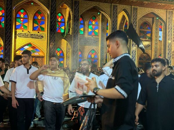 مراسم عزاداری شب تاسوعای حسینی در آمل