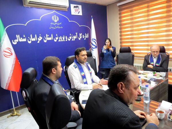 جلسه شورای برنامه‌ریزی سازمان دانش‌آموزی در اداره‌کل آموزش پرورش خراسان شمالی