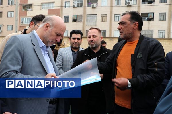 آیین افتتاحیه زمین ورزشی چمن مصنوعی اورین