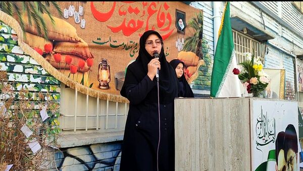 زنگ مهر ، نوای مقاومت در دبیرستان شاهد تکتم مشهد 