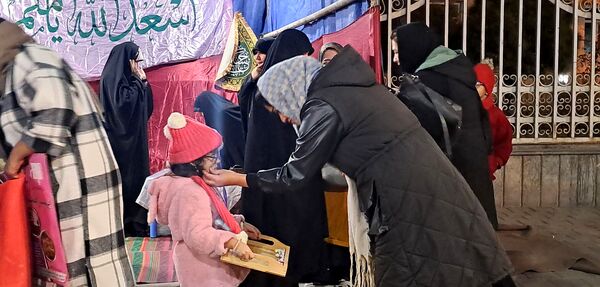 موکب پذیرایی شهید مصطفی صدر زاده به‌مناسبت میلاد امام علی (ع) در نیشابور 