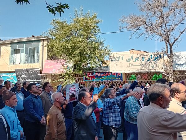 برگزاری راهپیمایی در حمایت از مردم مظلوم فلسطین در سملقان