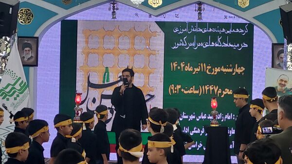 سوگواره سراسری احلی من العسل در امام زاده سید عباس بجنورد  