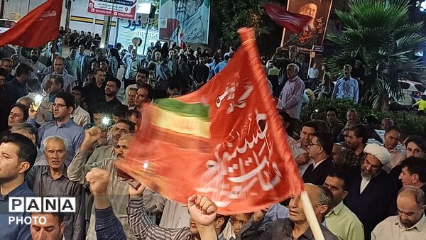 تداوم حضورحماسی مردم وفرهنگیان شهرستان کوهدشت در اجتماعات شبانه