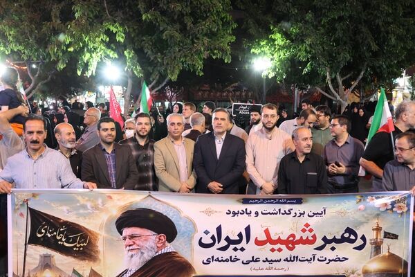 از محراب نماز تا میدان ابوذر؛ برگزاری مراسم آیینی بزرگداشت مقام رهبر شهید انقلاب