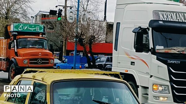 رژه ماشین‌های سنگین در الشتر 
