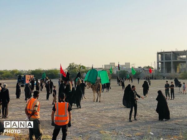 روایت حرکت کاروان عشق و وفاداری در میناب