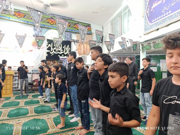 سوگواره احلی من العسل نوجوانان عاشورایی شهر آشخانه 