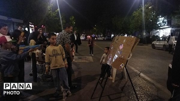 موکب محبان مهدوی برای هفتاد و پنجمین شب میزبان کودکان نیشابوری شد 
