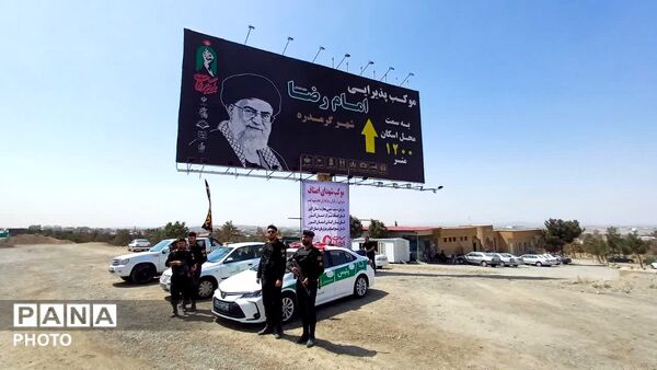 بازدید فرمانده انتظامی استان البرز از موکب عاشقان امام شهید شهرستان ساوجبلاغ
