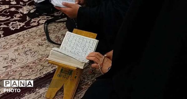 مراسم سومین شب قدر در روستای نقاب خلیل آباد