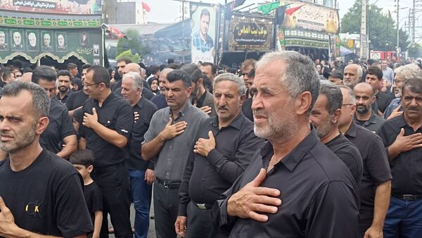 عزاداری تاسوعای حسینی در محمودآباد 