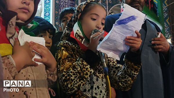 گرامیداشت سی و هشتمین  روز شهادت رهبر معظم انقلاب در بی بی شطیطه شهرستان نیشابور 