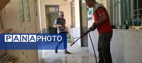 اجرای طرح « شهید عجمیان » الگویی موفق در شاداب‌سازی مدارس فین