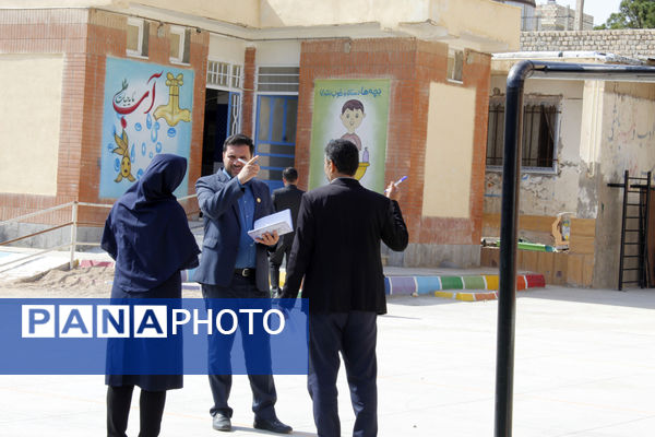 مانور بازگشایی مدارس در شهرستان گرمه 