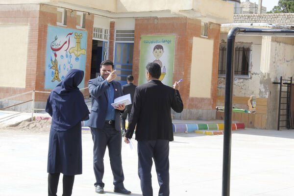 مانور بازگشایی مدارس در شهرستان گرمه 