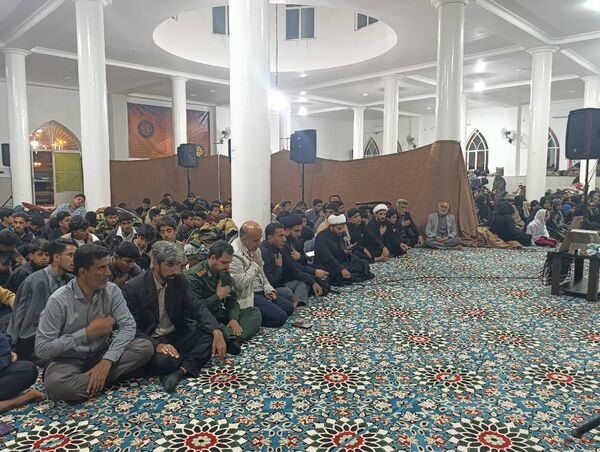 مراسم اعتکاف دانش‌آموزی در مسجد نور سندرک