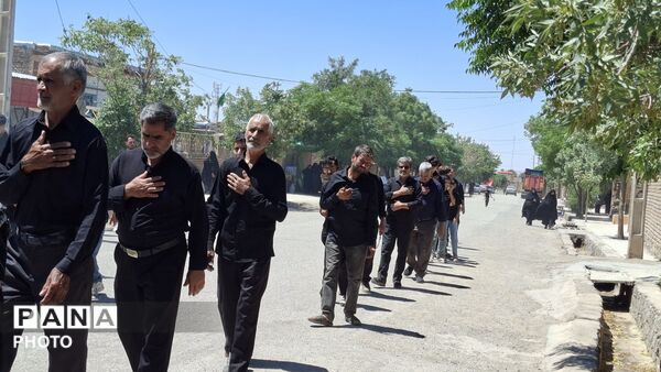 سنگان سیاه پوش محرم؛ وقتی کوچه‌ها به رنگ ماتم درمی‌آیند