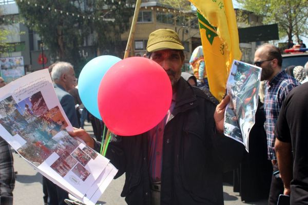 راهپیمایی روز جهانی قدس در مرکز استان مازندران