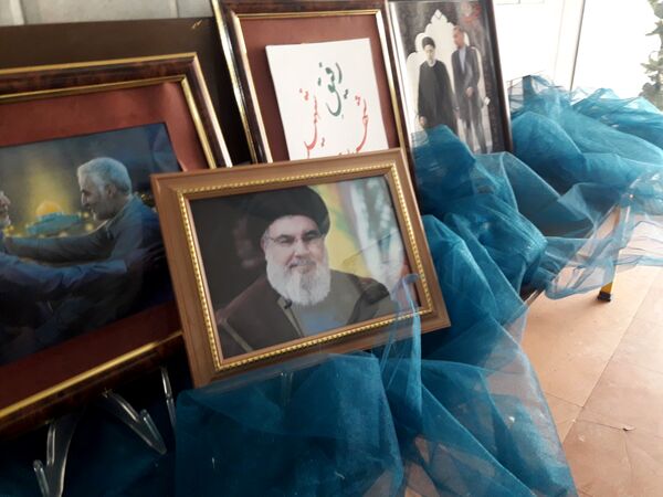 مراسم سوگواری شهید مجاهد سید حسن نصرالله در ناحیه ۷ مشهد