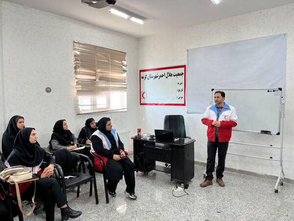 برگزاری کارگاه آموزشی تیم‌های تخصصی سحر جمعیت هلال احمر شهرستان‌های گرمه و جاجرم
