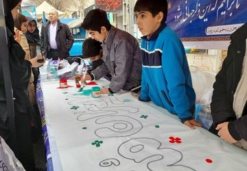  برپایی غرفه‌های مردمی در شهریار 