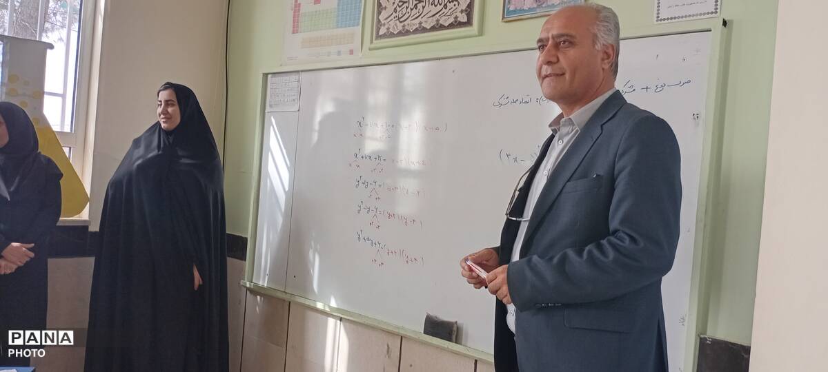 بازدید معاون آموزشی آموزش و پرورش خلیل آباد از دبیرستان مادر مهربان نقاب