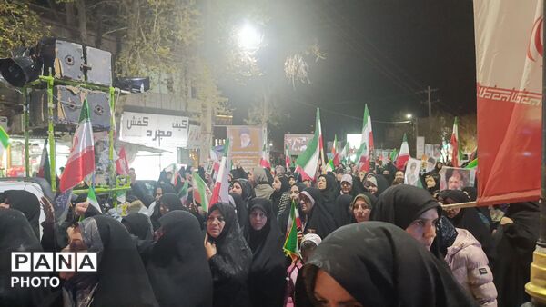 جلوه هایی از حضور باشکوه مردم آشخانه در راهپیمایی