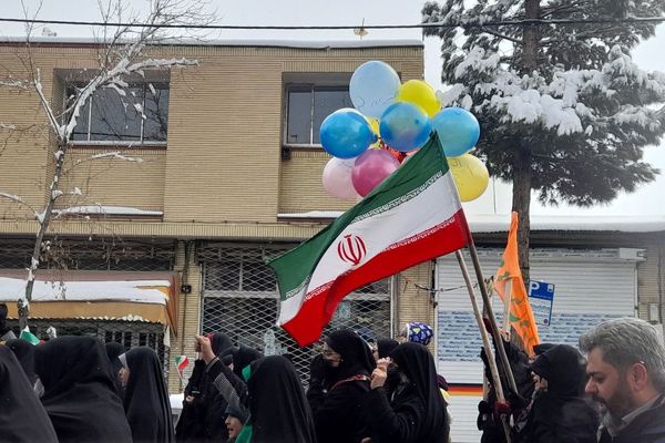 راهپیمایی باشکوه 22 بهمن در شهر فریمان