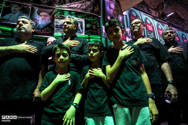 عزاداری تاسوعای حسینی در بازار تهران