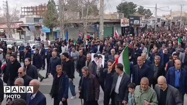 حضور پر شور مردم کوهدشت در راهپیمایی عظیم روز قدس