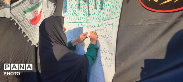 برپایی ایستگاه صلواتی آموزش و پرورش شهرستان سملقان 