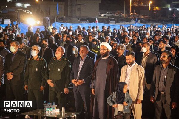  یادواره شهدای دانش‌آموز شجره طیبه میناب در شهر شمیل بندرعباس