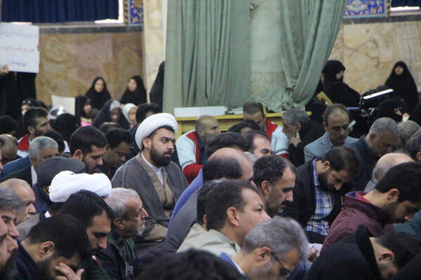 مراسم بزرگداشت حماسه 9 دی در مسجد حظیره در یزد