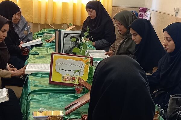 برپایی محافل انس با قرآن یادبود سیدحسن نصرالله در مدارس رودهن 