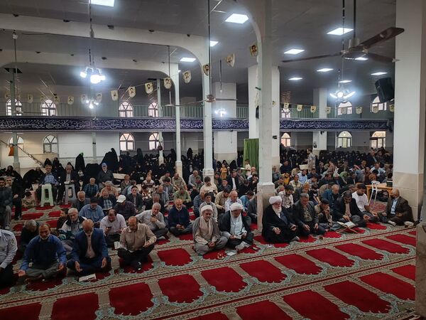 مراسم دعای عرفه در شهر درق