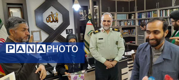 نشست صمیمی شورای معاونان آموزش و پرورش قم با فرمانده پلیس 