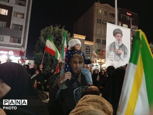 حضور گسترده و پرشور مردم انقلابی نیشابور در مراسم شهادت رهبر شهید 