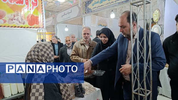 نمایشگاه دستاوردها و توانمندی بانوان روستایی در روستای بشرآباد