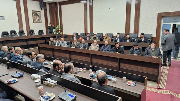 دیدار فرماندار تربت حیدریه با ذاکران عشق و اهل بیت