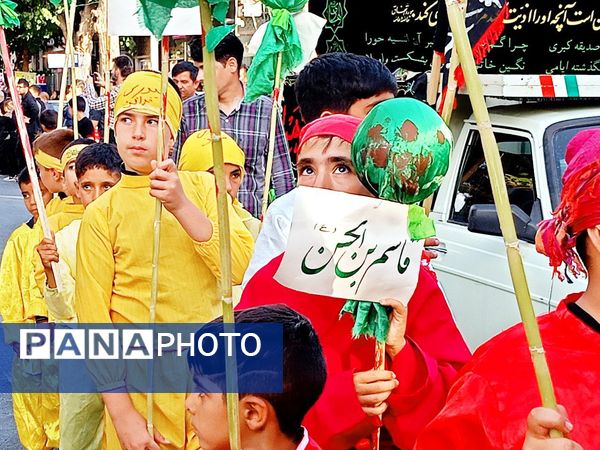 حرکت نمادین کاروان بندی اسد روستای فدافن و آیین نخل گردانی در کاشمر 