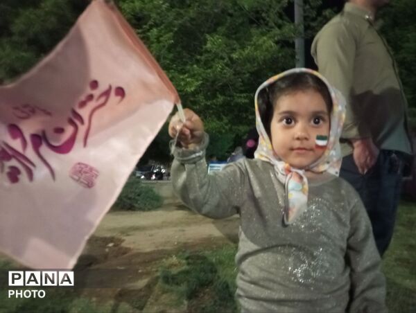 اجتماع بزرگ دختران جان فدای ایران به یاد دختران میناب 