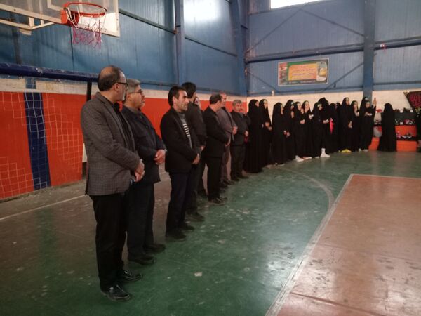 عزاداری دختران ورزشکاران شهر جعفریه به‌مناسبت شهادت حضرت فاطمه زهرا(س) 