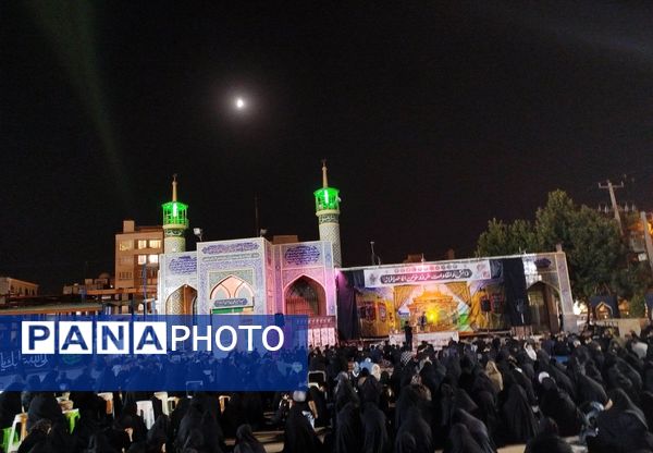 عزاداری  شب تاسوعای حسینی در مسجد شهدای گمنام 