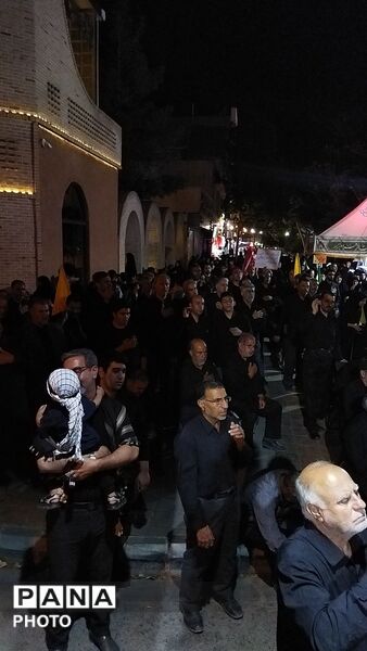 شب تاسوعا در بلوار فضل نیشابور 