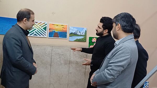 افتتاحیه نمایشگاه فرهنگی هنری هفته ماها